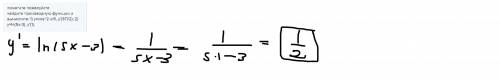 найдите производную функции и вычислите: 1) y=cos^2 x/6, y'(3Π/2); 2) y=In(5x-3), y'(1).