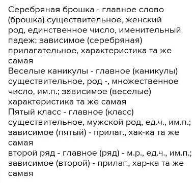 Упражнение 54. Выпишите сочетания слов, связанных по согласования. Укажите, в чём согласованы зависи