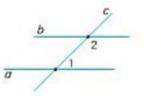На малюнку прямі a і b паралельні. Знайти кут 2, якщо кут 1 дорівнює 250 варьянти відповідей: 125º 1
