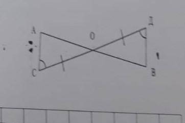 Через какие элементы равны треугольники АСО и ВДОна рисунке
