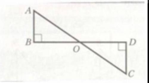 Решите с оформлением и рисунком Дано: АВ⊥ ВD, CD⊥ BD ,О- середина отрезка BD Доказать:BO=CDO Доказат
