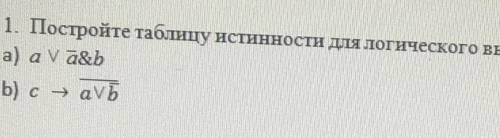 Сделайте информатику, логическое выраэение 8 класс