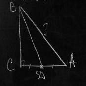 Дано: Треугольник ABC , Угол С = 90°. АС = 8 см, медиана BD = 2*√13см Найти AB