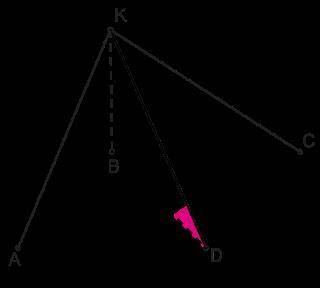Дан четырёхугольник ABCD и перпендикуляр KB, проведённый к плоскости четырёхугольника через вершину