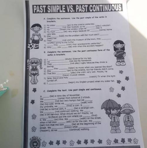 PAST SIMPLE VS PAST CONTINUOUS