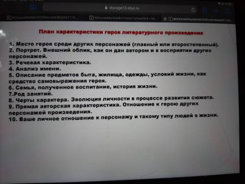 по литре.Дать характеристику образа Бирюка из рассказа Тургенева Биоюк по плану