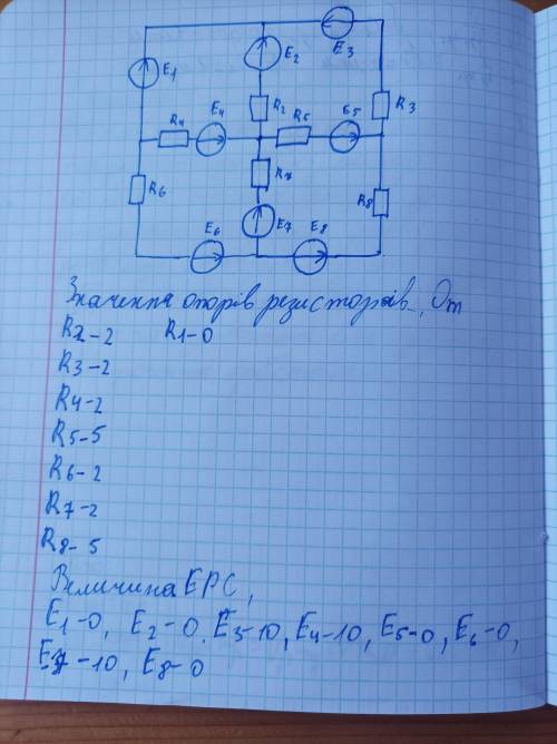 До іть! скласти рівняння - за методом вузлових на контурних рівнянь (закон Кіргофа) - за методом ко