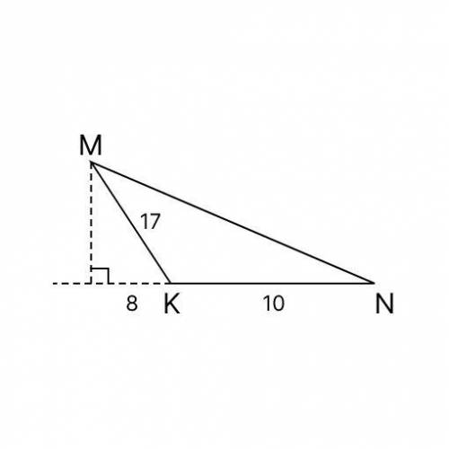 Найдите площадь треугольника MNK