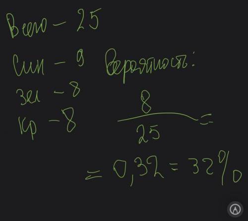 с заданием, найти вероятность