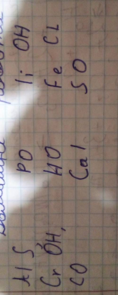 До треба записати килькисть атомив в сполуках