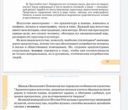 Прочитайте текст. определите его основную мысль. Для кого он предназначен?