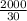 \frac{2000}{30}