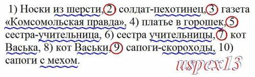 137. Подчеркните волнистой чертой несогласованные определения, выраженные существительными, и прилож