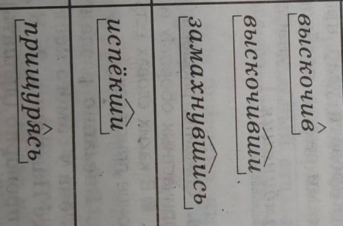 составить предложения со всеми словами