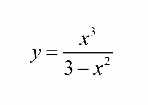 Исследовать методами дифференциального исчисления функцию y=f(x) и, используя исследование построить