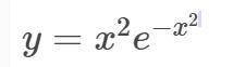 Исследовать функцию и построить график ! y=x^2e^-x^2