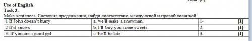 Task 3. Make sentences. Составьте предложения, найди соответствие между левой и правой колонкой