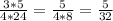 \frac{3*5}{4*24} =\frac{5}{4*8} =\frac{5}{32}