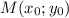 M(x_{0}; y_{0})