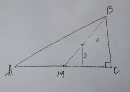 Всем здравствуйте. Очень нужна решить, с объяснением ! В прямоугольном треугольнике АВС ( С = 90* )
