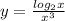 y=\frac{log_{2}x}{x^{3}}