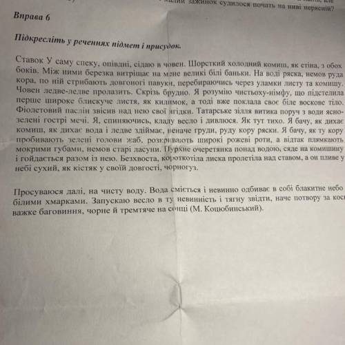 іть Будь-ласка Підкресліть у реченнях підмет і присудок