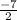 \frac{-7}{2}