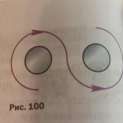 направление тока в витках обмотки подковообразного электромагнита показано стрелками рисунок 100.Опр