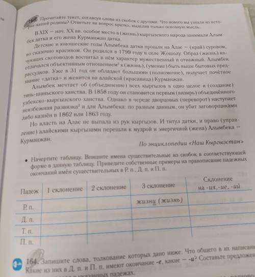 16. Прочитайте текст, согласуя слова из скобок с руптима. Что нового вы узнализ исто- ти нашей родин