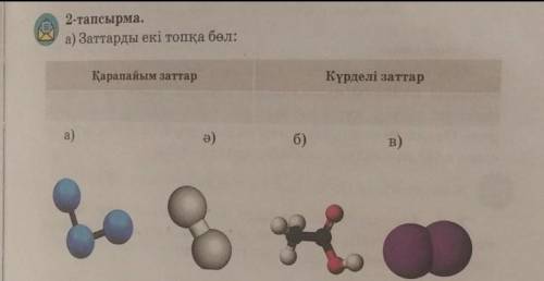 с задачей 6 сынып Жаратылыстану