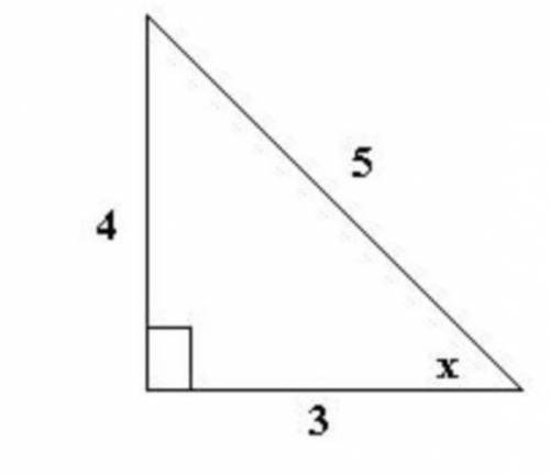 9. What is the tan(90-x)?A. 0.22B. 0.45C. 0.89D. 0.75E. 0.12F. 0.56