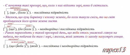 Розставити розділові знаки при збігові сполучників. Накреслити схеми, визначити вид підрядності. - Є