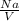 \frac{Na}{V}