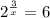 2^{\frac{3}{x} } =6