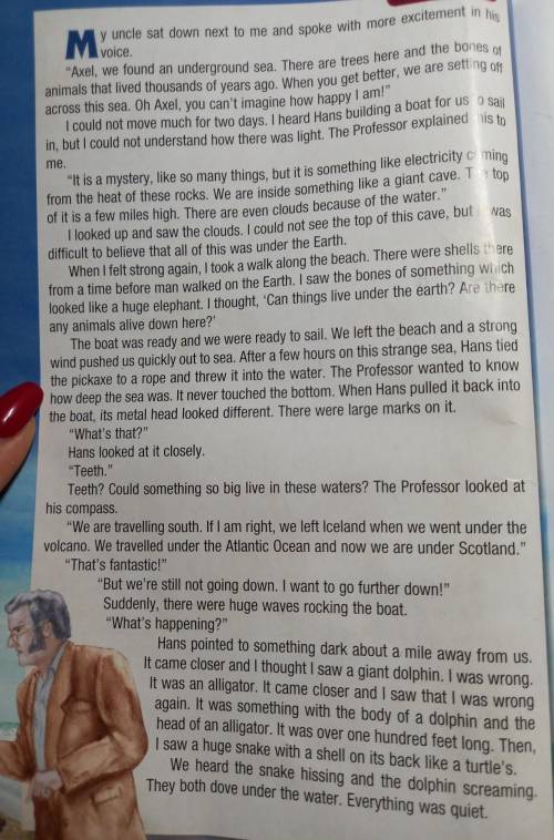 9.3.5.1 8 What do you think happens next in the story? Discuss in pairs. Write the next paragraph in