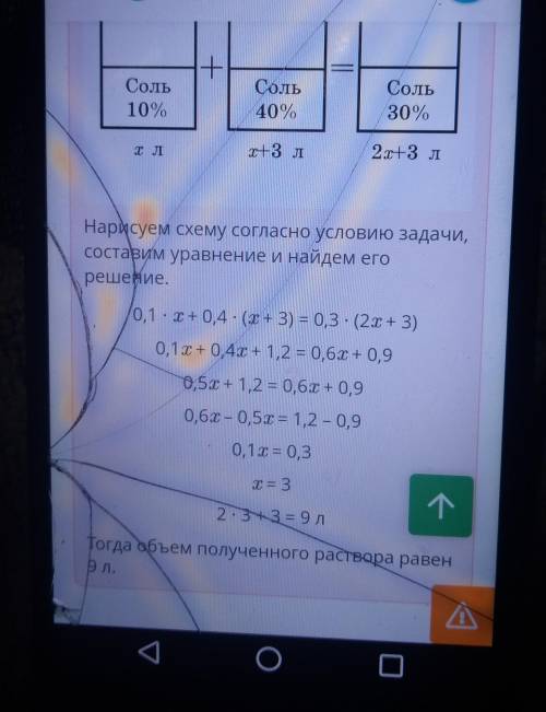 Решение текстовых задач с уравнений. Урок 2 Раствор соли с концентрацией 10% и раствор соли с концен