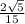 \frac{2\sqrt{5} }{15}