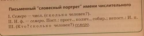 сделать словесны портрет к числительным:восьмой,двое,шести,двухсот образец снизу