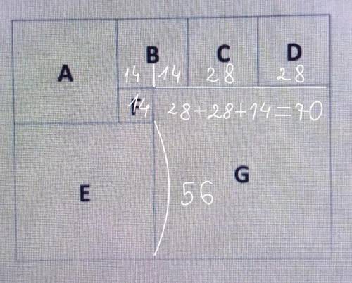 Прямоугольник разрезан на семь квадратов, как изображено на рисунке. Известно, что длина стороны ква