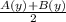 \frac{A(y) + B(y)}{2}