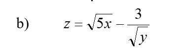 Найти область определения функции z=sqrt5x-3/sqrty