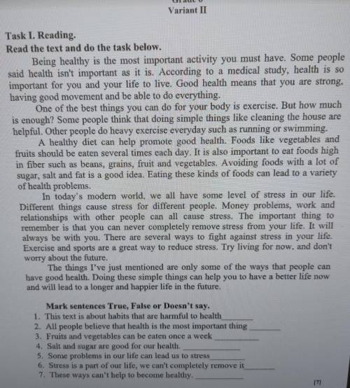 Mark sentences True, False or Doesn't say, 1. This text is about habits that are harmful to health 2