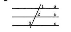 Дано: угол 1=углу 2, угол 2+ угол 3=180Доказать, что a параллельна c :)