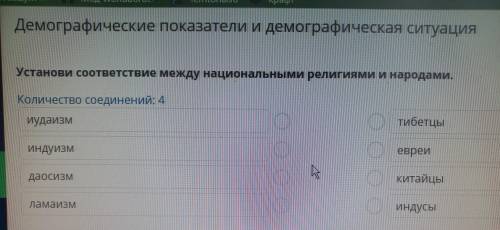 онлайн мектеп Установите соответствие между национальными религиями и народом