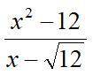 Спростити вираз:x2-12x/x-v12