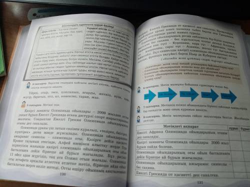 10.тапсырма. Оқылым мәтінді бойынша етістіктерді теріп жаз. Негізгі, Туынды, Дара, Күрделі есімдікте