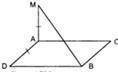 Пряма МВ перпендикулярна до площини квадрата АВСД. Назвіть кут між прямою МД і площиною квадрата. Ви