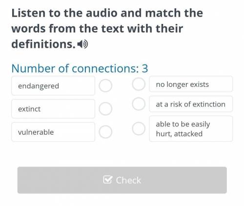 Endangered species Number of connections: 3