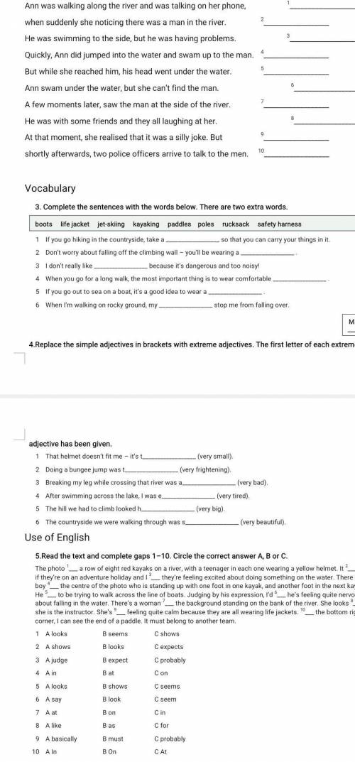 Unit 2 Progress Test A