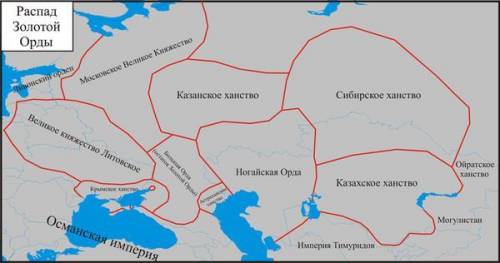 Страны которые были захвачены залатой ордой